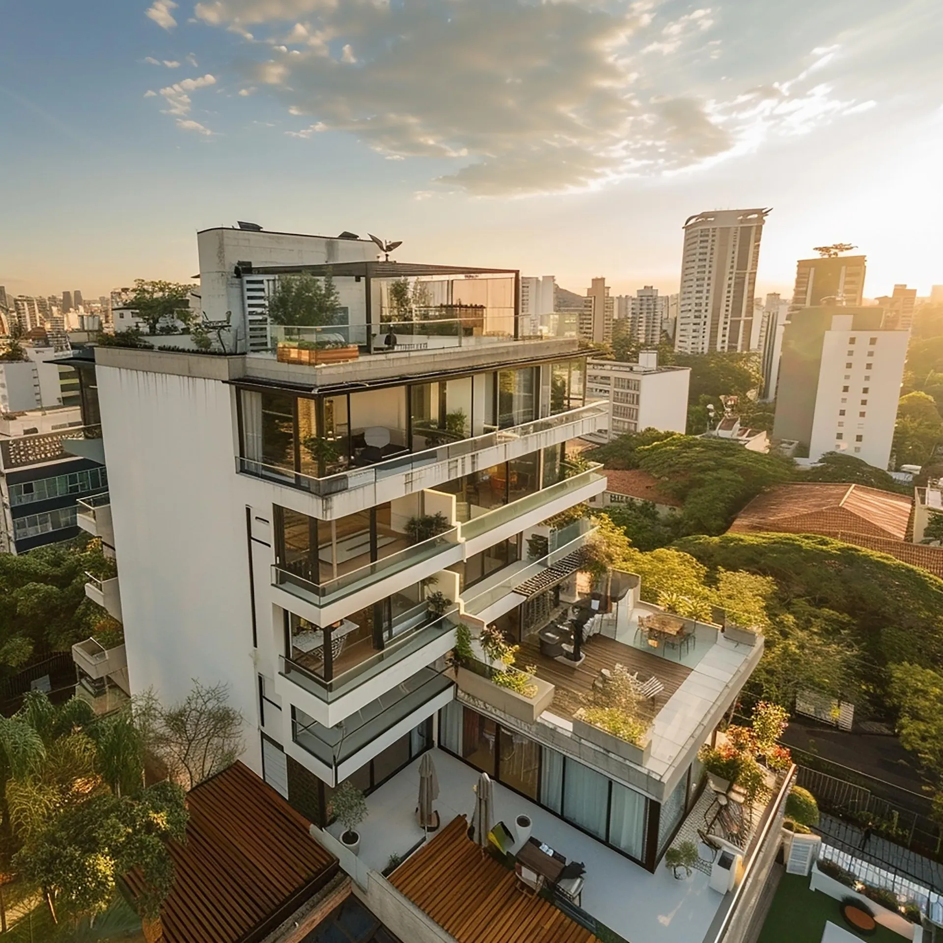 Render do empreendimento imobiliário estruturado pela Aria